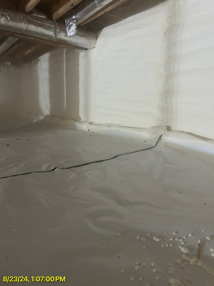 Crawl space insulation
