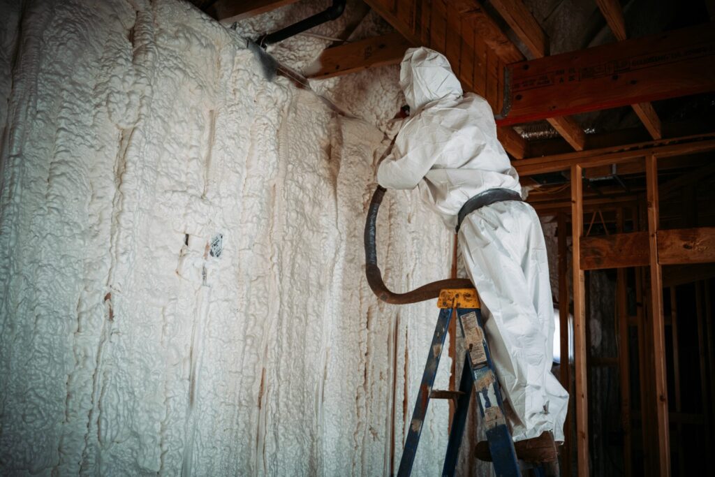 Spray Foam Insulation Application Spray Foam Insulation Application