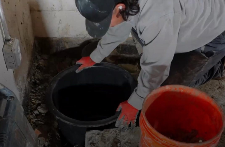 sump pump basement installation