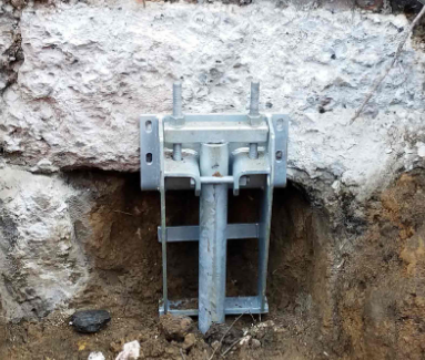 foundation steel piers byHomeGuard Foam and Foundation